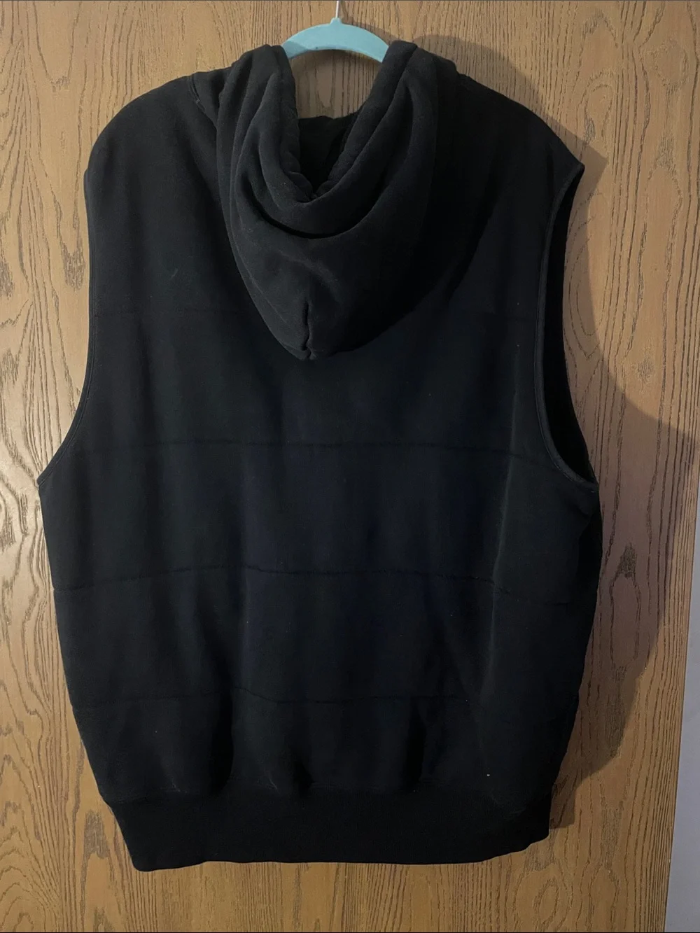 Polo by Ralph Lauren Black Hooded Sleeveless Vest